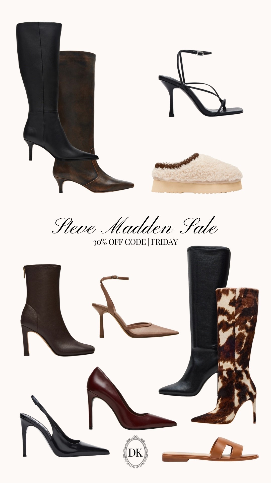 30% off Steve Madden is so good right now !! Shop some of my favorites 🖤🔗 #SteveMadden #SteveMaddenSale #ShoeSale #30Off #ShoeEdit #ShoeCollage #FallStyle #WinterStyle #HolidayStyle #ChicFootwear #BootSeason 

#LTKFindsUnder100 #LTKootd #LTKCyberWeek