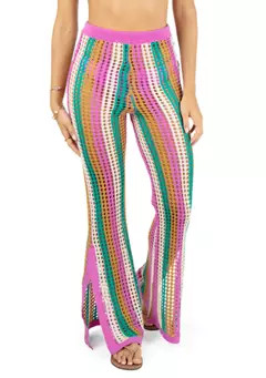 Hurley Stripe Crochet Pants | Belk