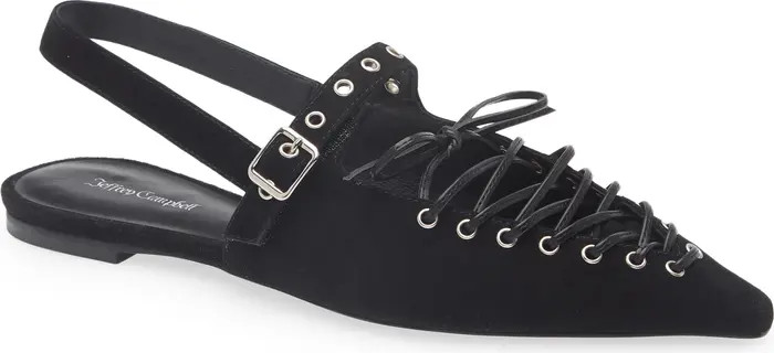 Geralt Pointed Toe Slingback Flat (Women) | Nordstrom