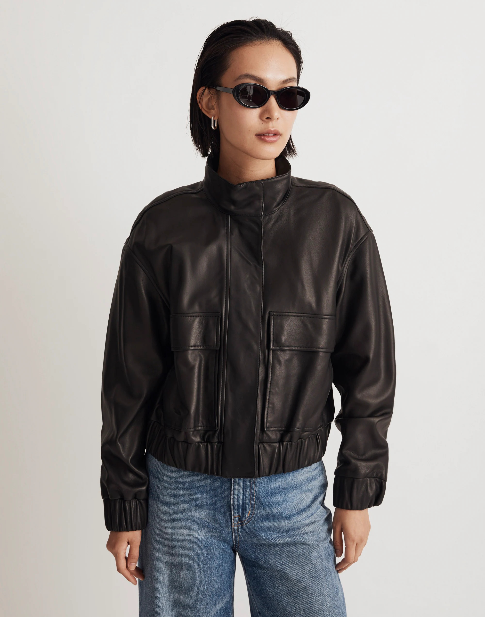 Leather Bomber Jacket | Madewell