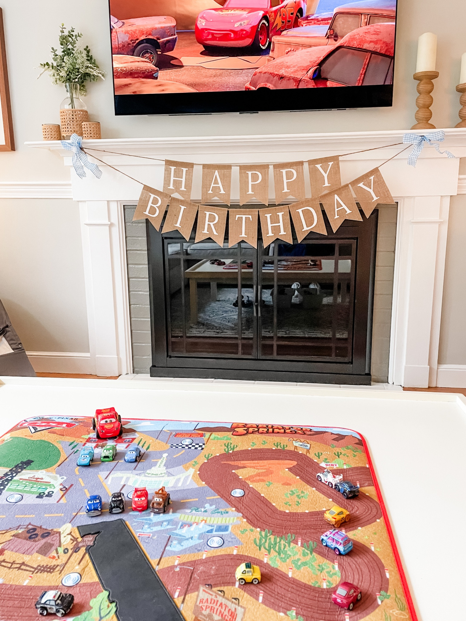 the perfect play mat for a Disney cars themed party 

#LTKparties