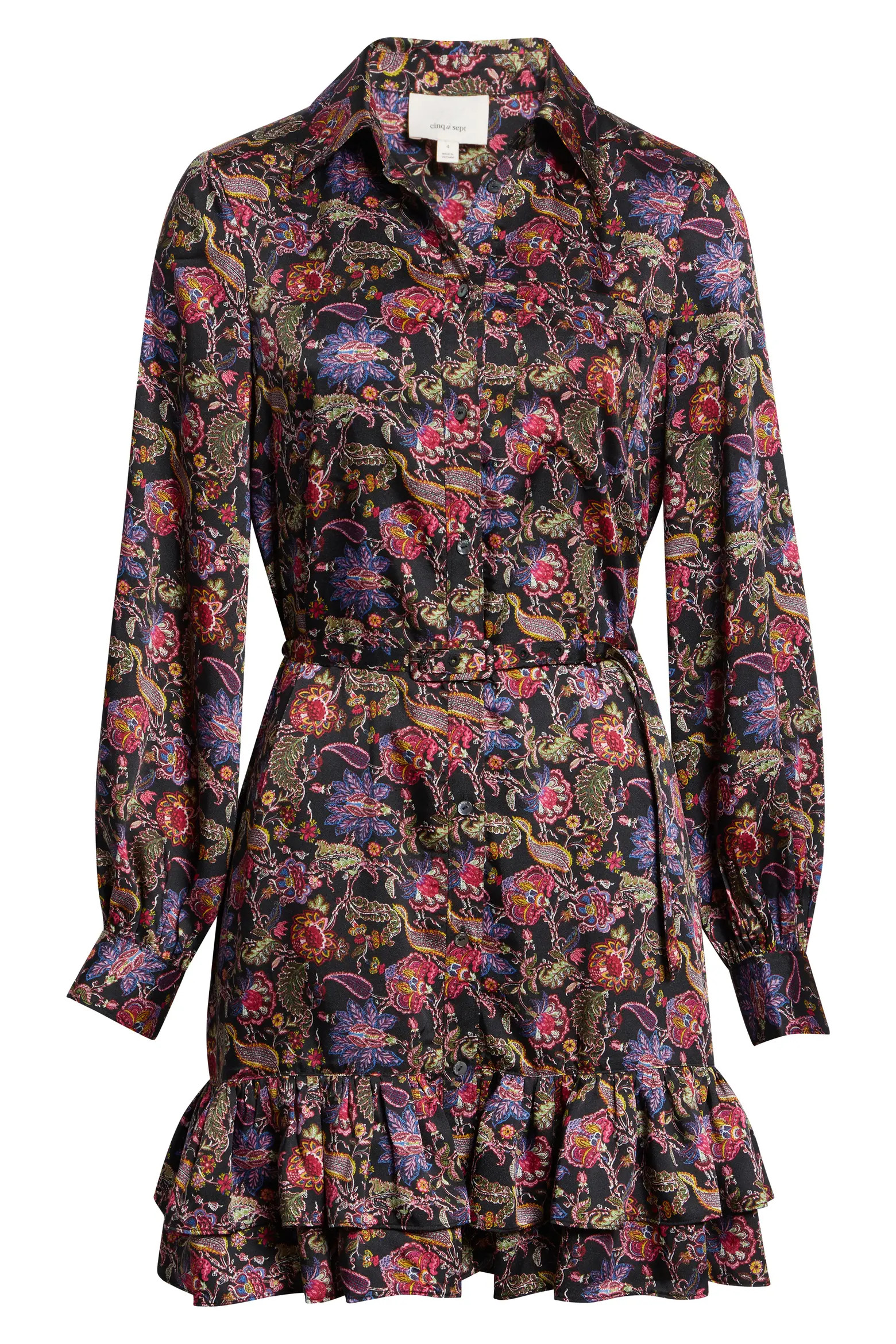 Tirza Paisley Eclipse Long Sleeve Shirtdress (Women) | Nordstrom | Nordstrom