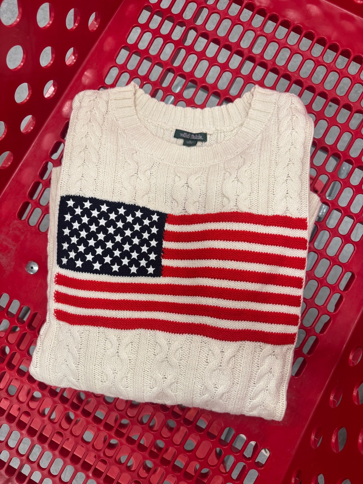 Wild Fable American Flag Sweater. Cute patriotic sweater for all the upcoming holidays. Head to Target to get yours.

#LTKootd #LTKSeasonal #LTKgrwm