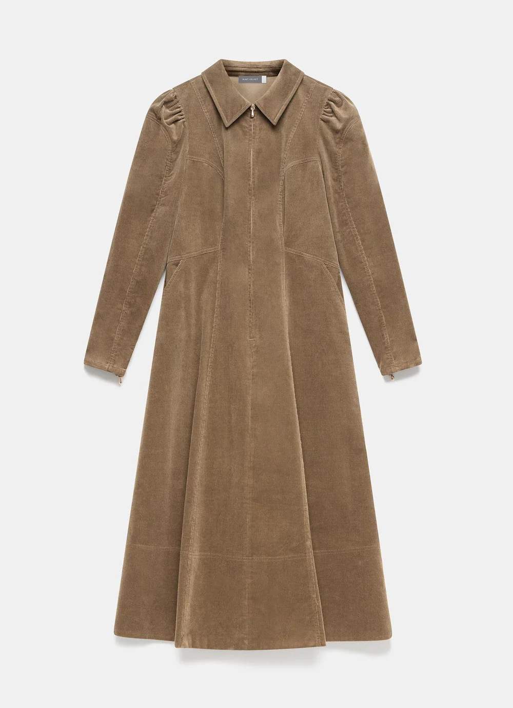 SHOP THE LOOKBrown Corduroy Midi Dress£150.00Colour: CamelSize Guide
  
Choose your sizeChoose y... | Mint Velvet