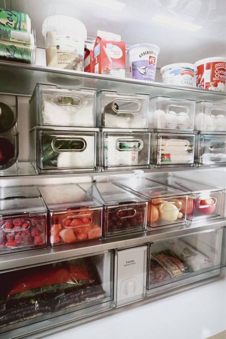 Fridge organizers from the Container Store!  Love all the drawers, bins, wine holder, and can holder! Kitchen inspo - home organization 



#LTKunder50 #LTKstyletip #LTKhome