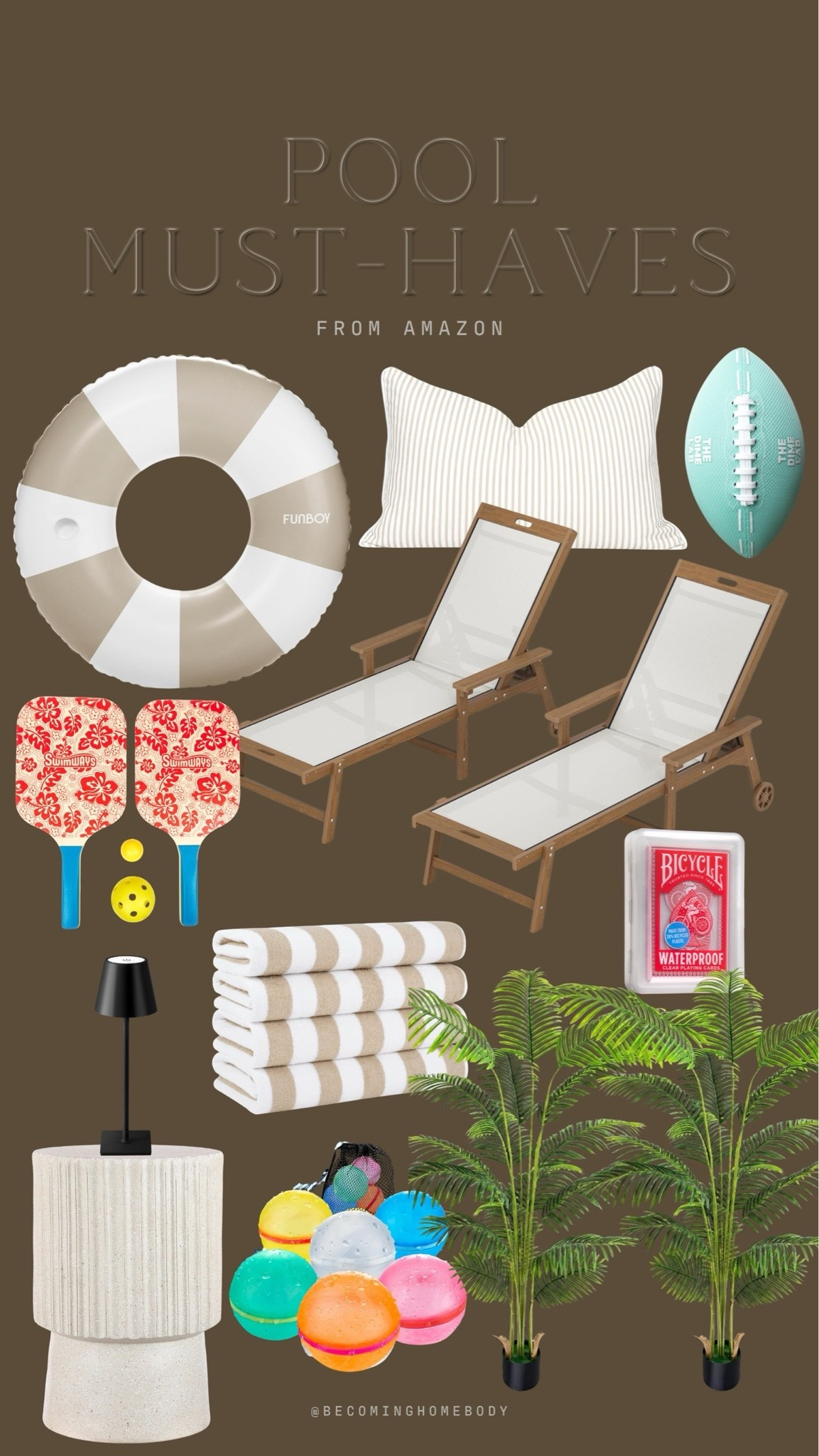 Amazon pool must-haves 💦 It’s not too late to refresh your pool area with new chairs, towels, faux florals, games, and outdoor pillows!

#LTKSeasonal #LTKHome