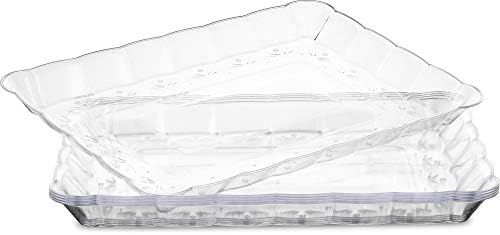 Plasticpro Plastic Serving Trays - Serving Platters Rectangle 9X13 Disposable Party Dish Crystal ... | Amazon (US)