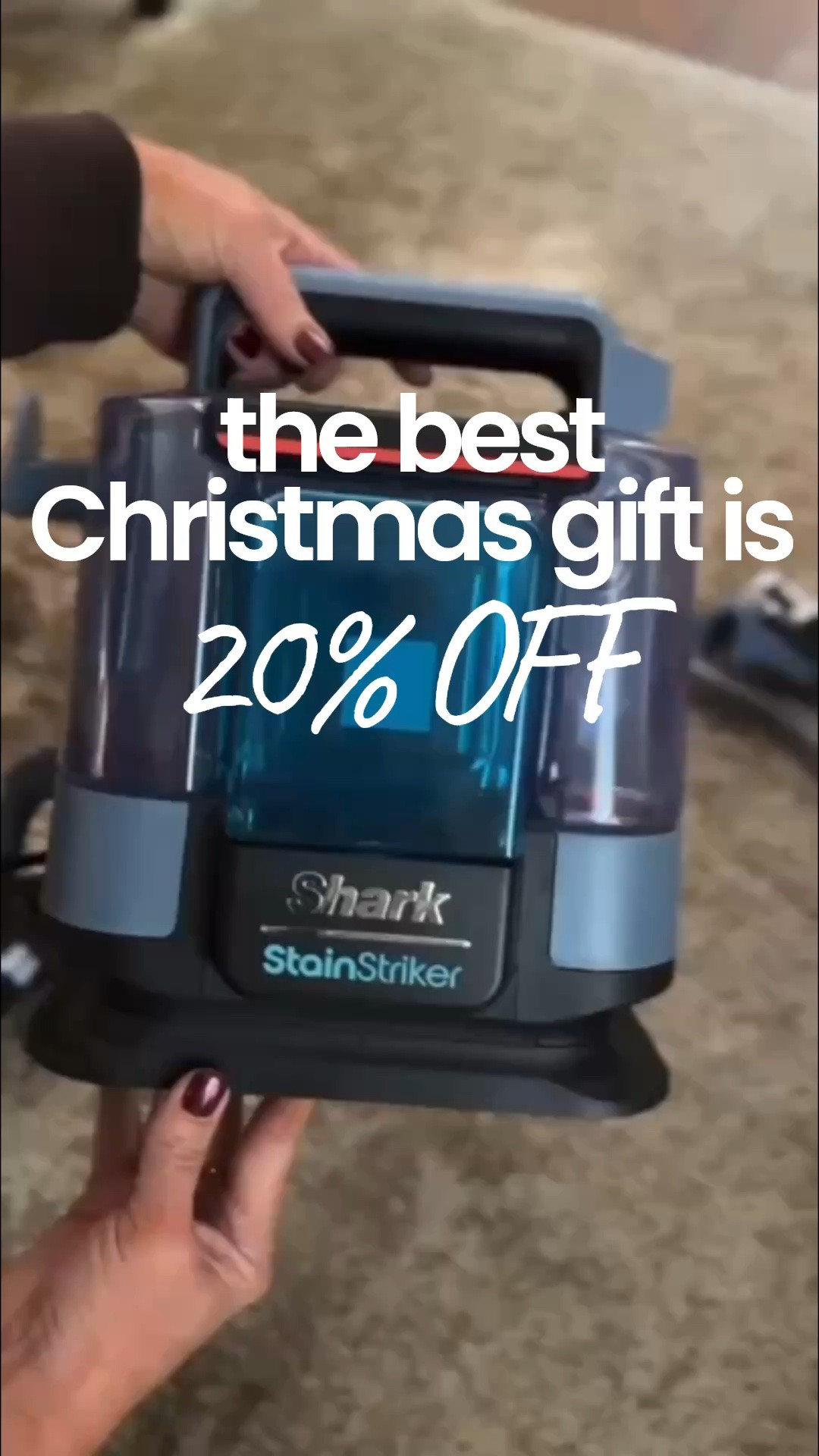 Super easy to use & easy to clean portable carpet/upholstery cleaner from Shark 💦

‼️20% off / $119.99 (orig. $149.99)‼️

And it comes with the cleaning products you need to get started 🧼

#LTKSaleAlert #LTKHome #LTKmomlife