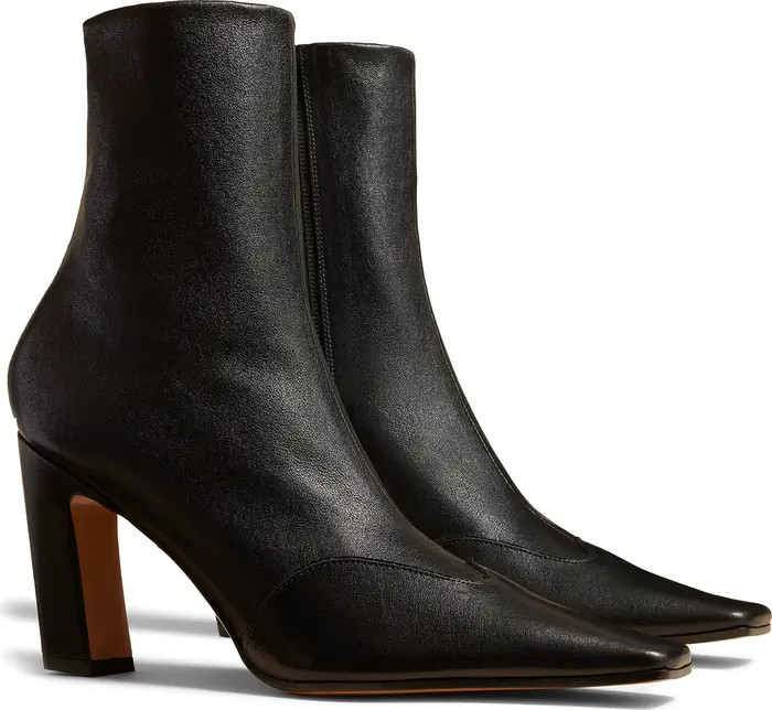 Khaite Nevada Square Toe Bootie (Women) | Nordstrom | Nordstrom