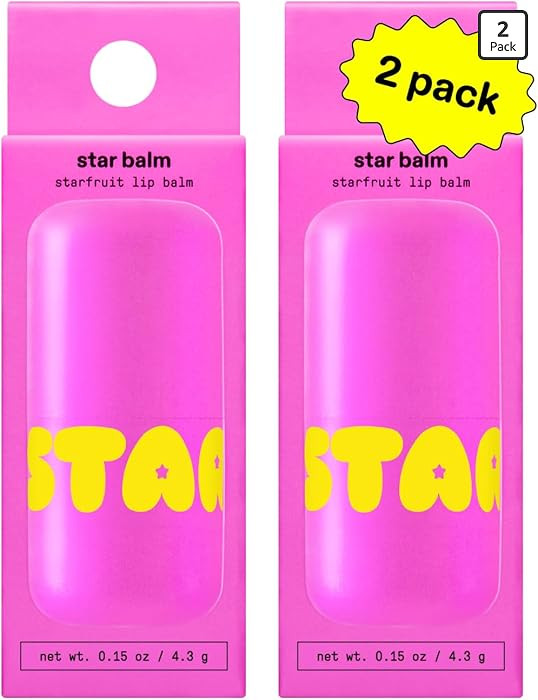 Starface Star Balm Starfruit, Hydrating Lip Moisturizer with Shea Butter, Cocoa Butter, and Cocon... | Amazon (US)