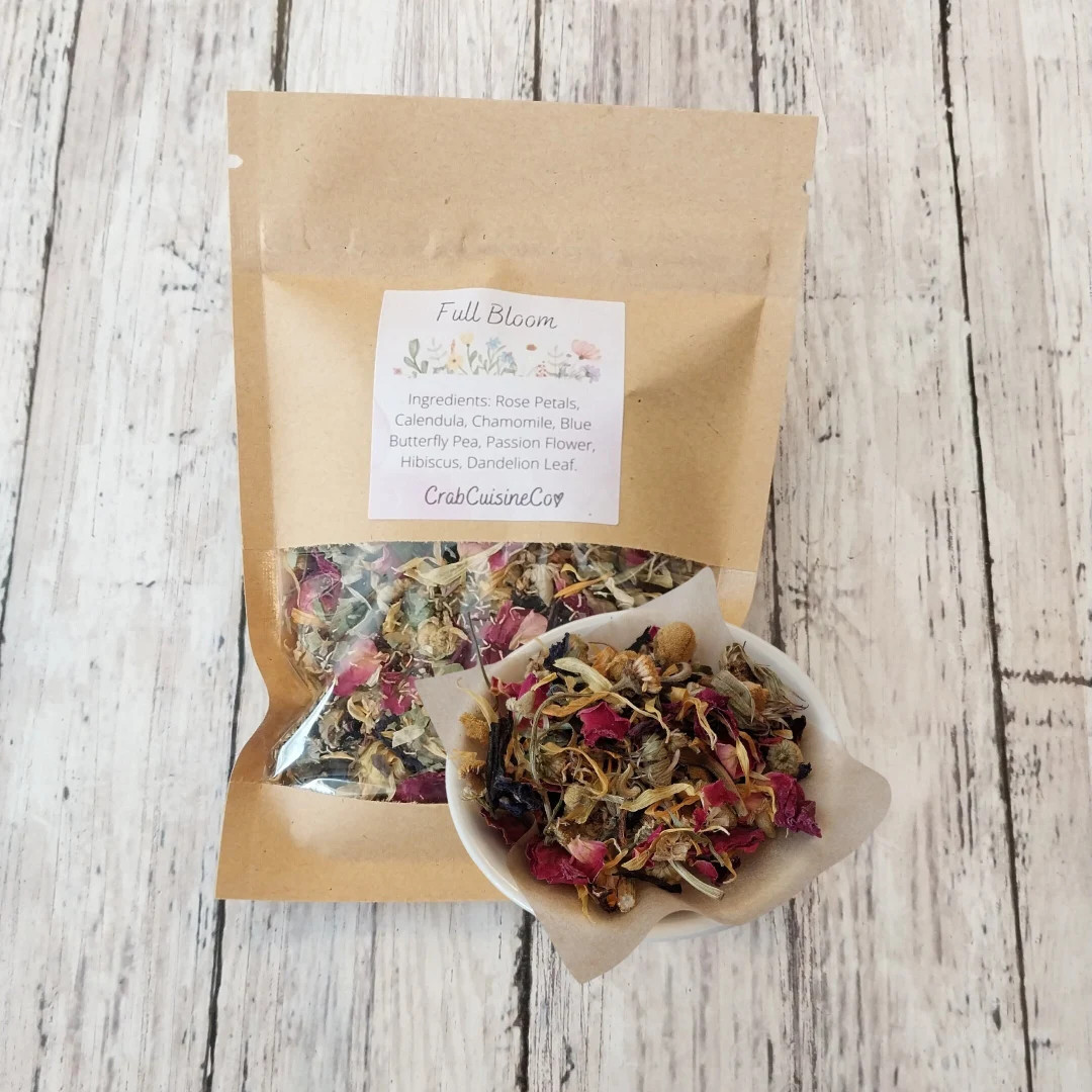 Full Bloom - Organic Flower Foraging Mix - Hermit Crab Food - Homemade - Crabcuisineco - Etsy | Etsy (US)
