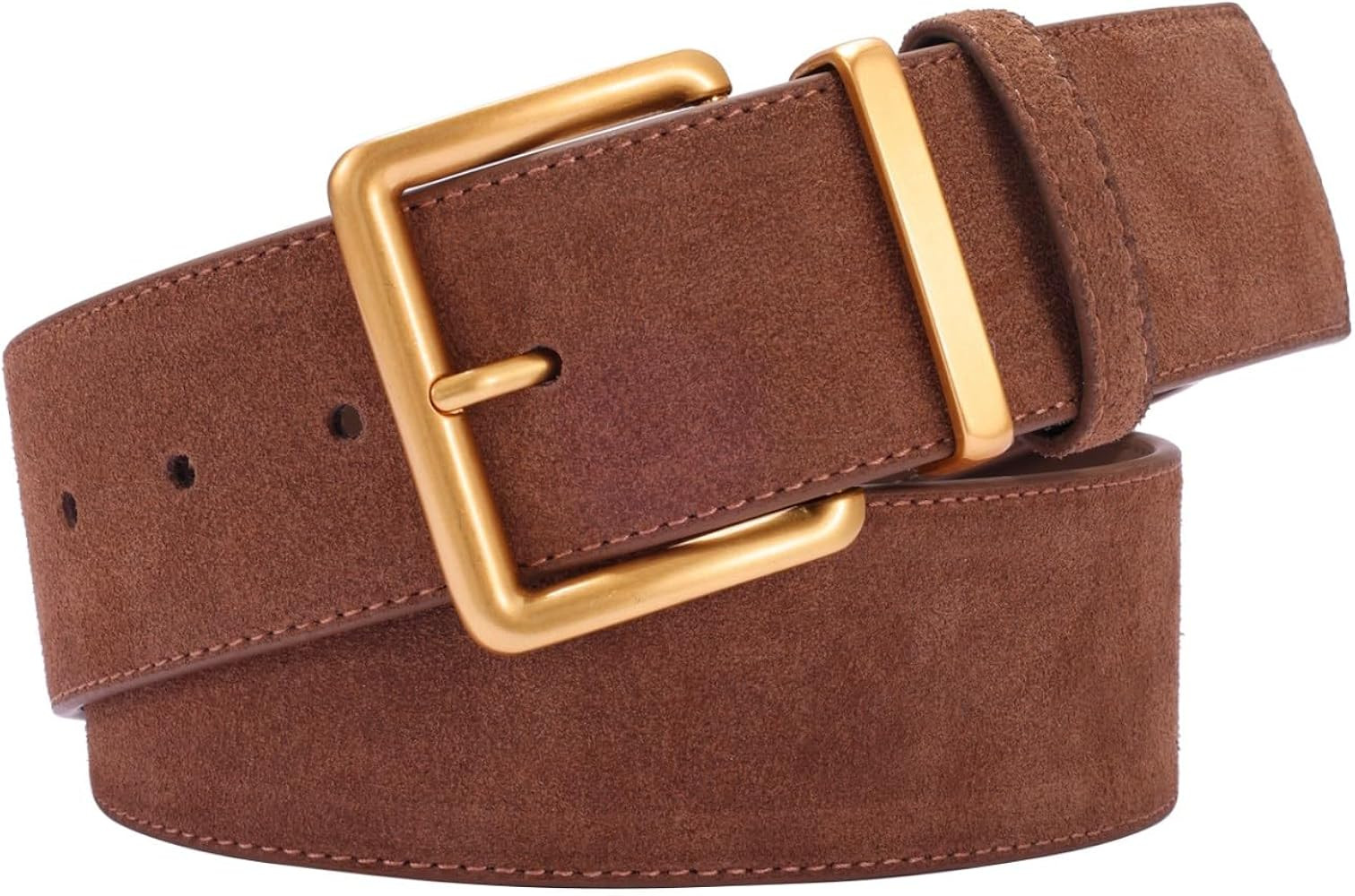 Women's Wide Suede Belt, Buckle | Amazon (US)