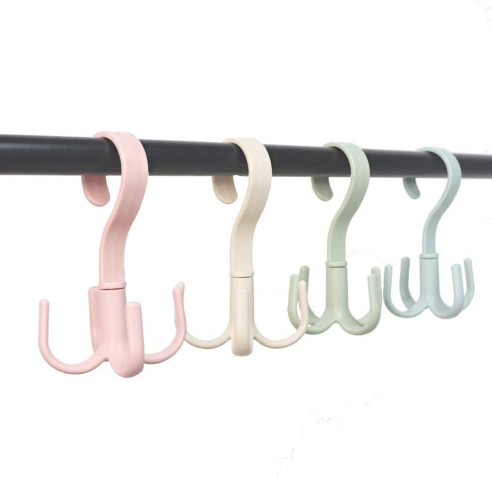 Belt Hangers for Closet Organizer, 360 Degree Rotating Closet Clothes Hangers with 4 Claws, Scarf... | Amazon (US)