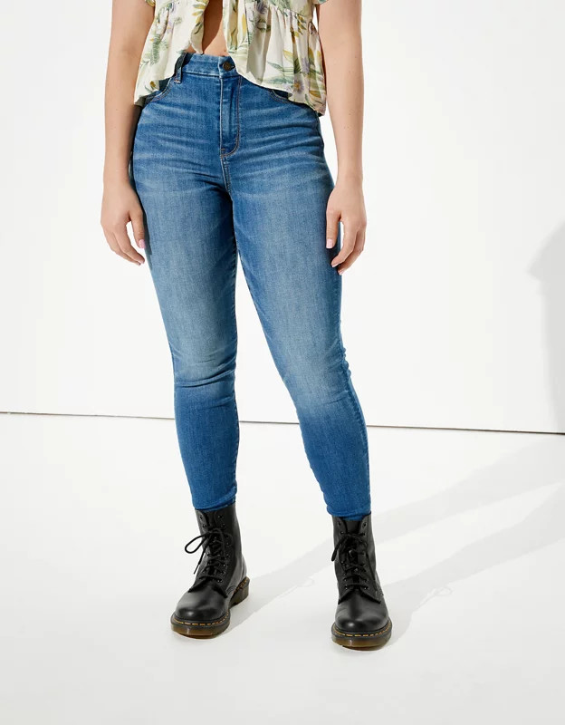 AE Ne(x)t Level Curvy Super High-Waisted Jegging | American Eagle Outfitters (US & CA)