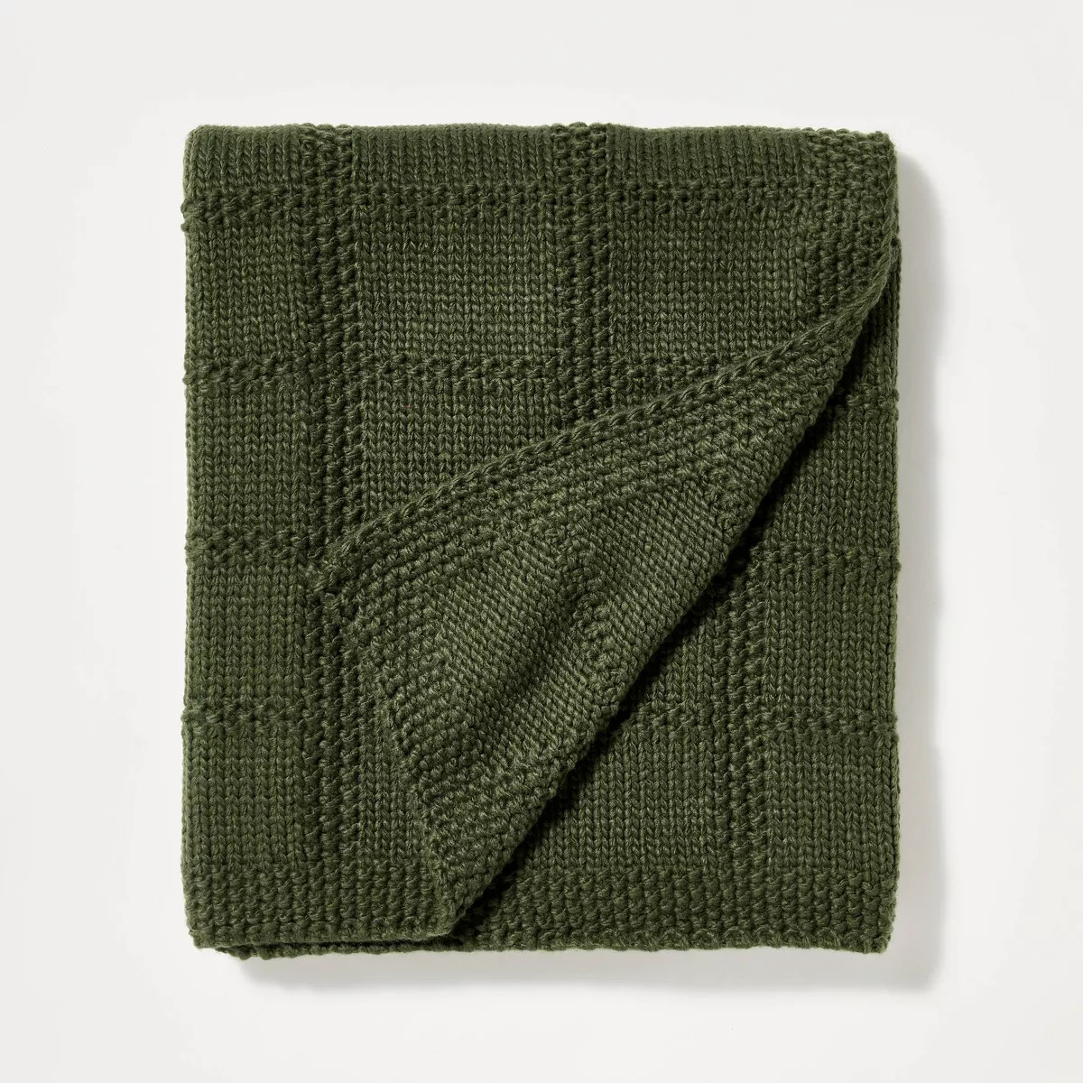 Grid Knit Throw Blanket - Threshold™ designed with Studio McGee | Target