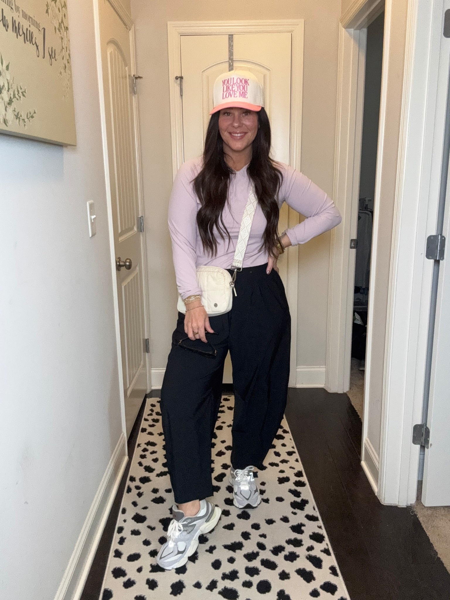 Simple, athleisure outfit for errands! And these athletic barrel pants are EVERYTHING!

#LTKActive #LTKSaleAlert #LTKFindsUnder50