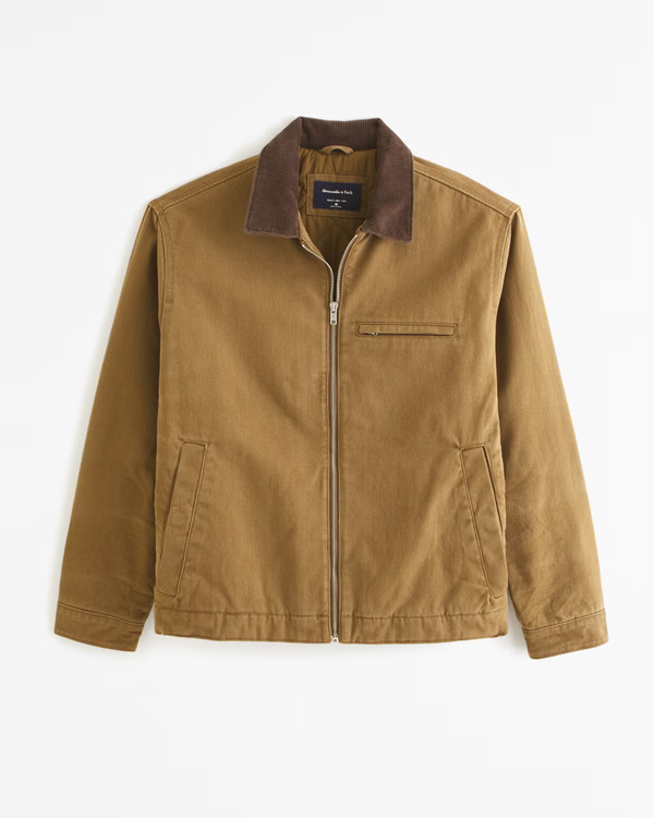 Workwear Lined Jacket | Abercrombie & Fitch (US)