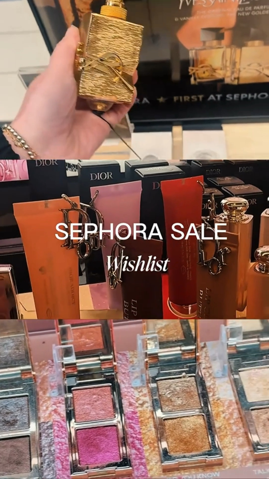 My Sephora Sale wishlist is stacked this year😳💕🛍️From YSL & Dior glow palettes to Hourglass and Kosas blushes, Glossier Cloud Paints, Caudalie skincare, and Kérastase shine drops  I'm ready to treat myself! 💅
What are you planning on grabbing during the sale??


#SephoraSale #MakeupWishlist #BeautyTok #SephoraHaul #LuxuryMakeup #MakeupAddict #SkincareObsessed #SephoraFinds #GlowyMakeup #MakeupTok

#LTKSaleAlert #LTKBeauty #LTKGiftGuide