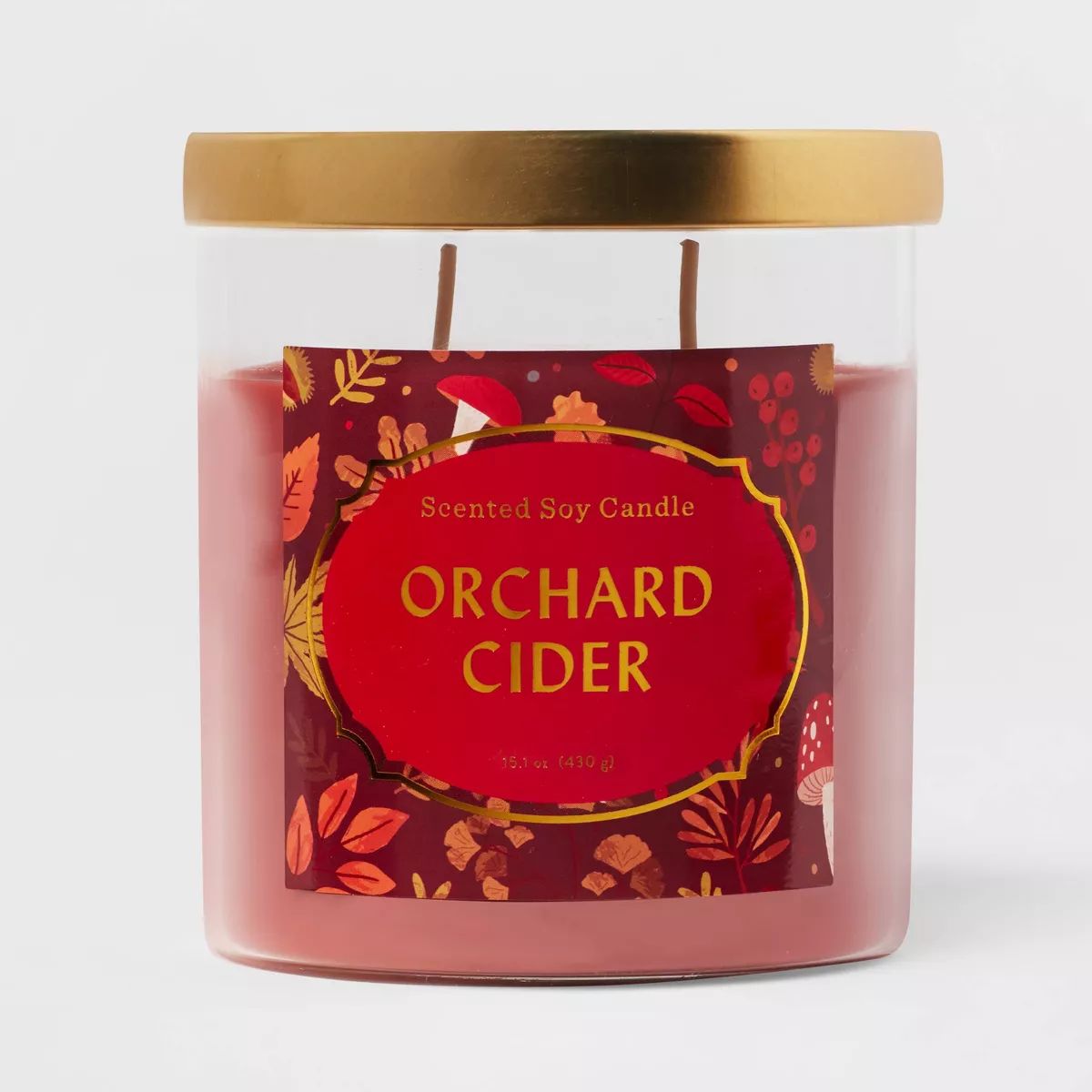 Lidded Glass Jar Orchard Cider Candle - Opalhouse™ | Target