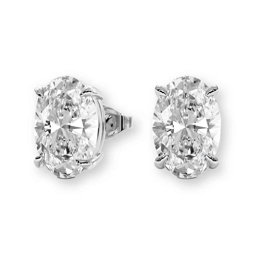 Oval Diamond Studs | J. Brooks Jewelers