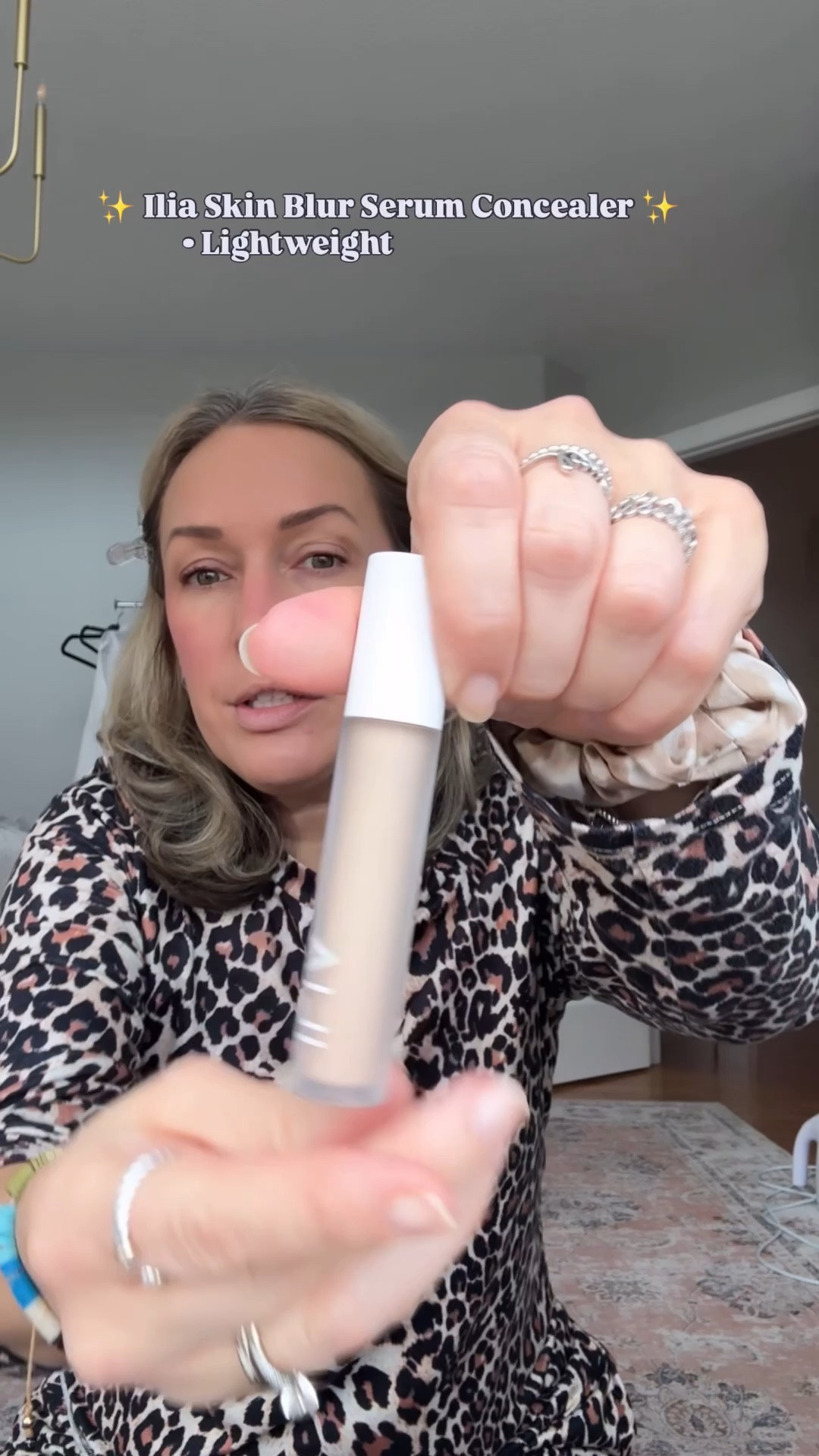 Shade 10N. Code springsale. Prep skin using elf holy hydration eye cream. Let it dry a bit. Brush is a blush brush. 

First impressions of the Ilia Skin Blur Serum Concealer 👀This feels more like skincare than makeup—super lightweight, blends effortlessly, and gives that soft blurred finish without settling into lines. Coverage is buildable but still looks like skin (no heavy cakiness). Perfect for everyday wear if you love a natural, hydrated look.

Would I repurchase? Yes for a skin-like, low-maintenance concealer ✨

#IliaBeauty #ConcealerReview #MatureSkinMakeup #NaturalMakeupLook #SephoraFinds

#LTKsale #LTKcanada #LTKbeauty