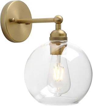 Yosoan 1-Light Indoor Wall Fixture, Vintage Industrial Single Sconce Lights Hardwired with Double... | Amazon (US)