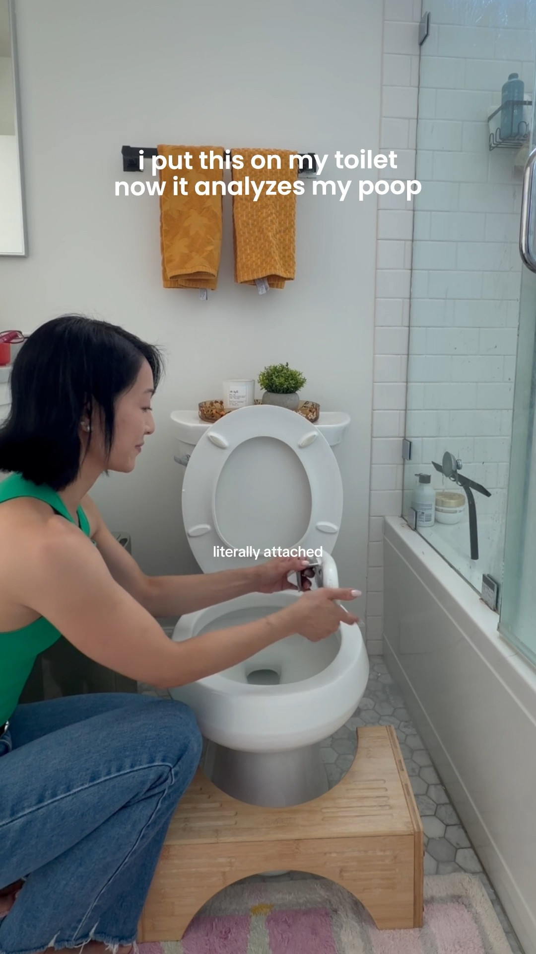the toilet device that analyzes your poop

i put this on my toilet and now it analyzes my poop… yes, really.

as a girl with unpredictable poops, i am not organized enough to track all this myself 😭

Dekoda by Kohler Health works with the Kohler Health app to give insights tied to gut health, hydration, blood detection, and changes over time.

@KohlerHealth #KohlerHealthPartner #LTKWellness #LTKHome #guthealth #pooptracking