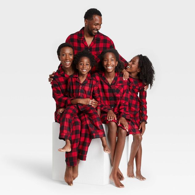 Women's Holiday Buffalo Check Plaid Flannel Matching Family Pajama Set - Wondershop™ | Target