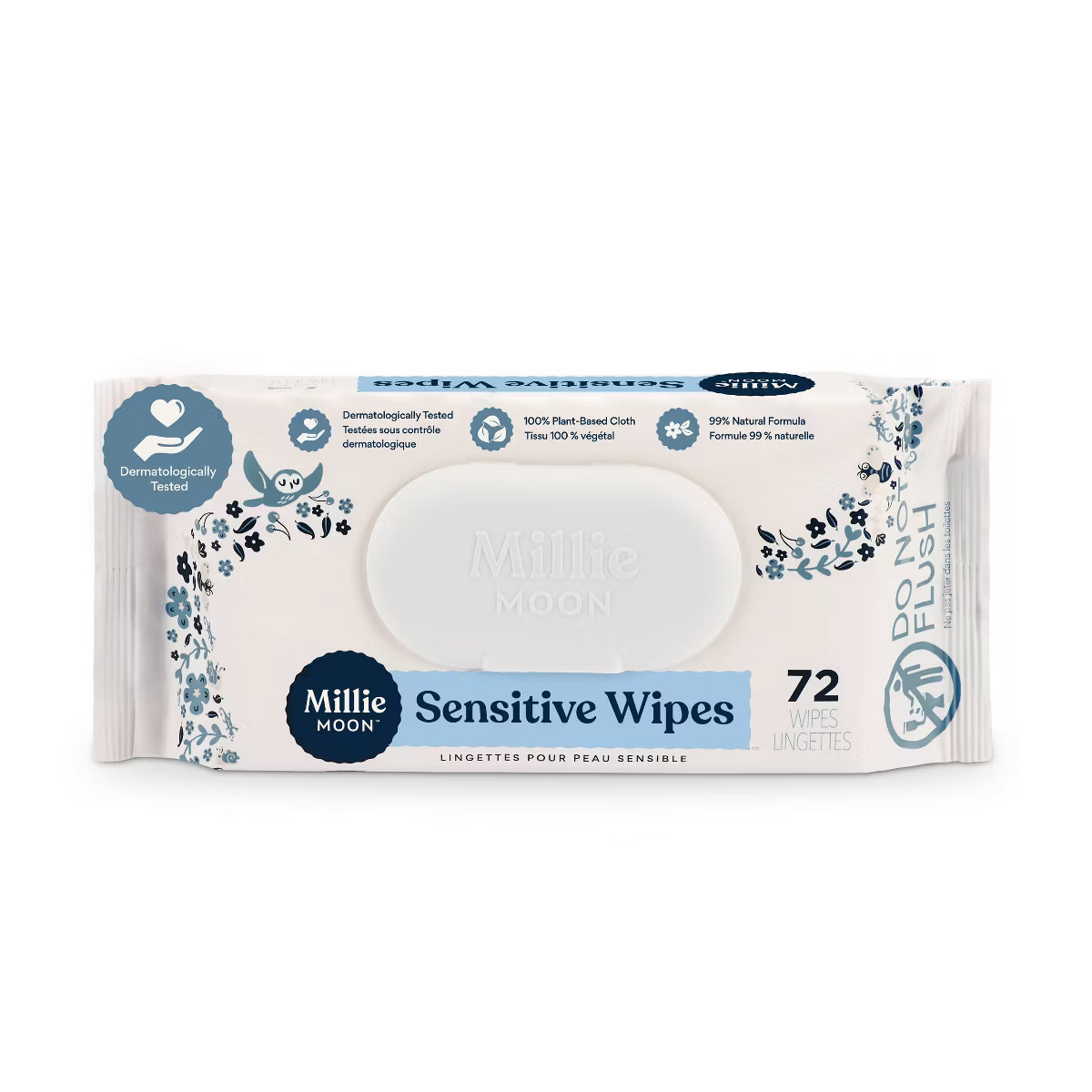 Millie Moon Sensitive Wipes (Select Count) | Target