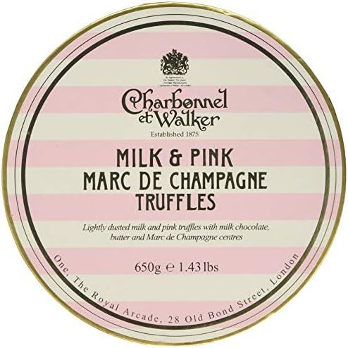 Charbonnel et Walker Double Layer Milk and Pink Champagne Truffles, Large | Amazon (UK)
