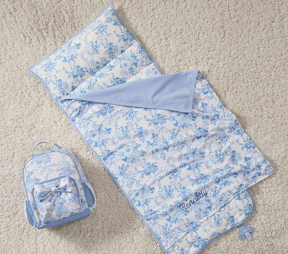 LoveShackFancy Damask Bow Mackenzie Nap Mat & Small Backpack Bundle | Pottery Barn Kids