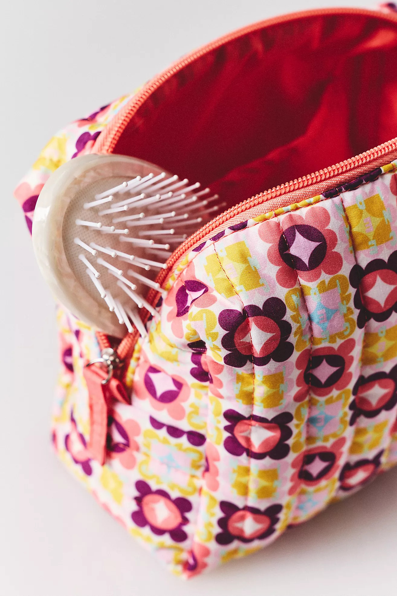 Celandine Printed Quilted Cosmetic Bag | Anthropologie (US)