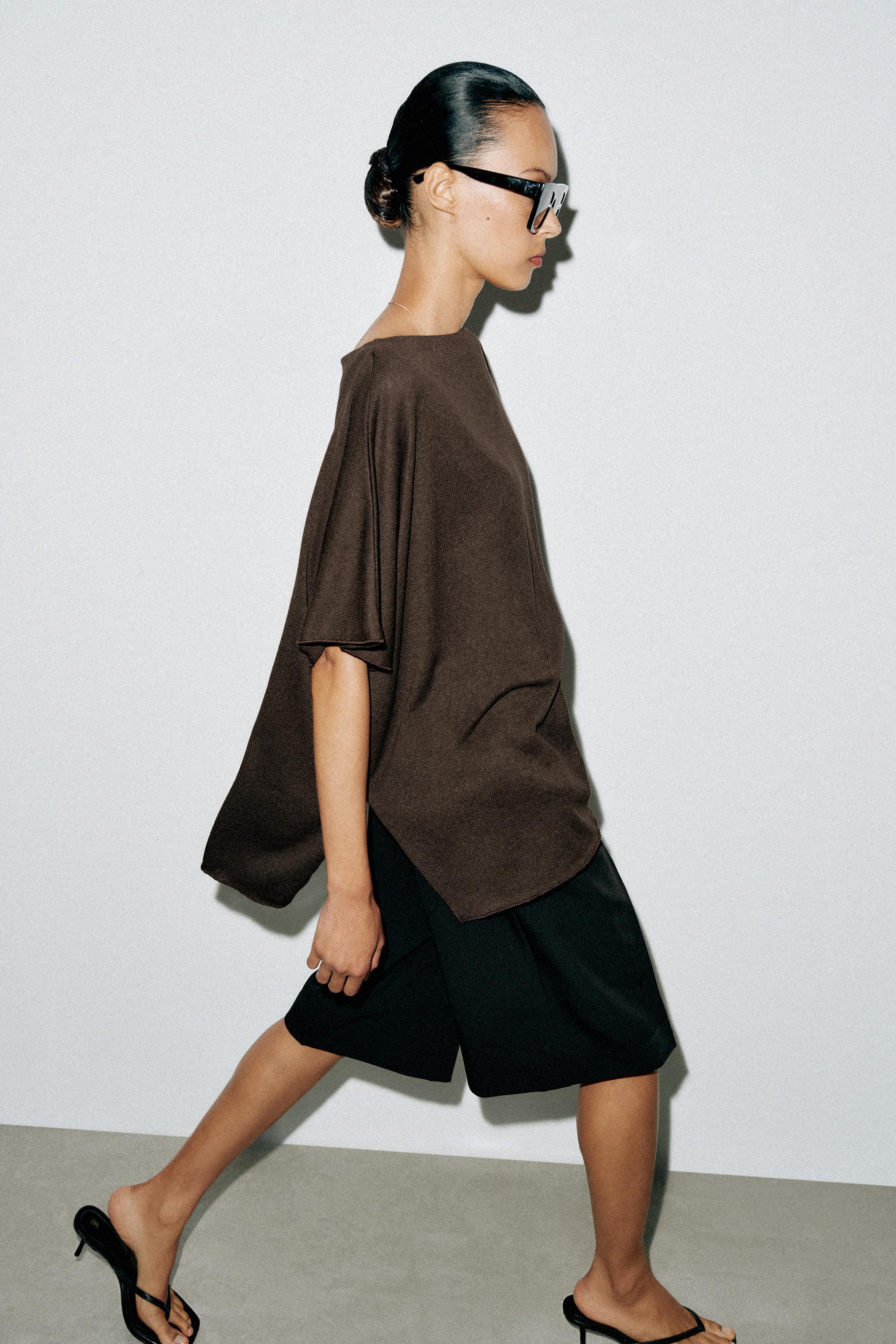 DRAPED CAPE TOP | Zara UK