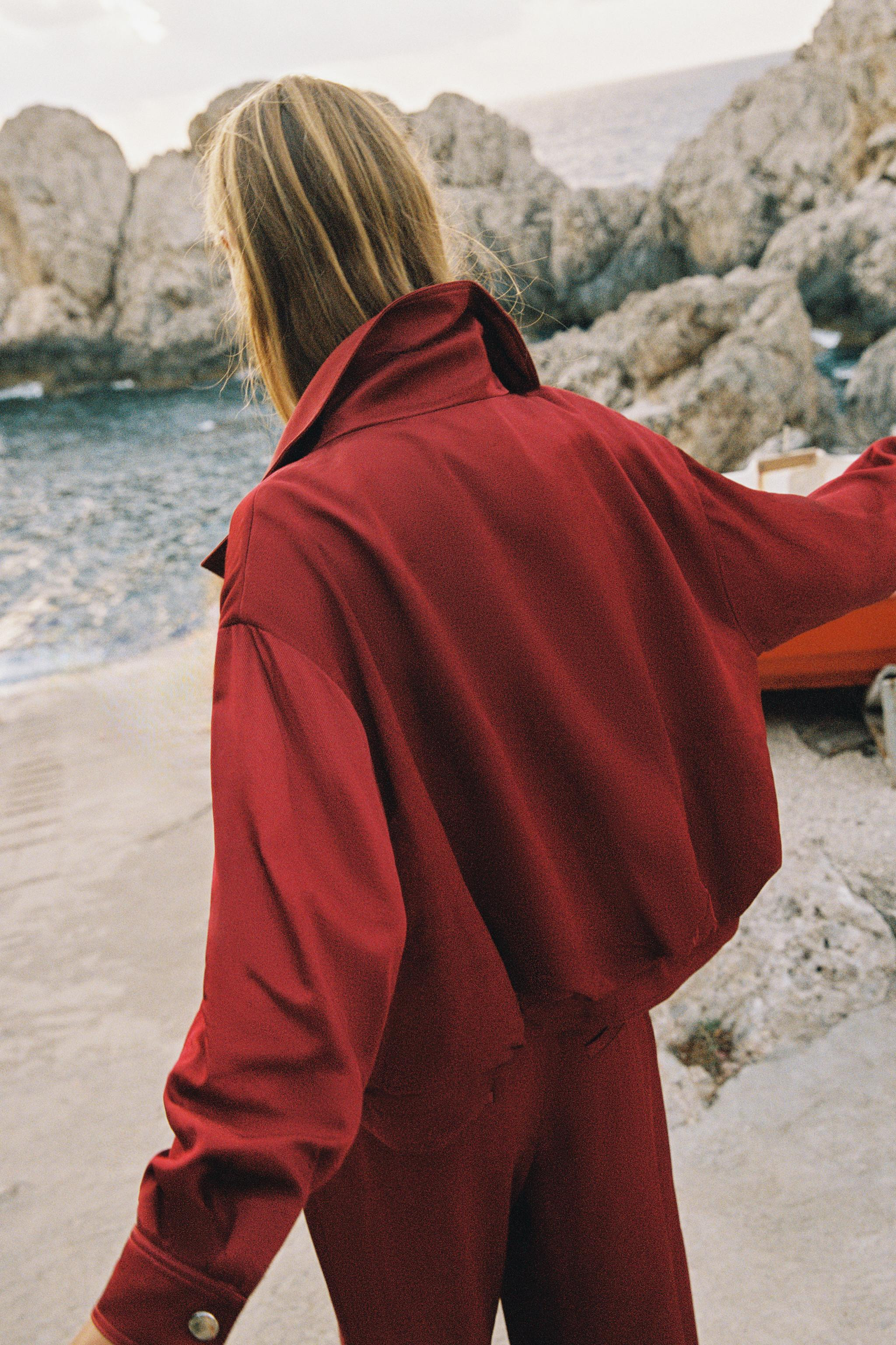 STAND-UP COLLAR BOMBER JACKET | Zara US