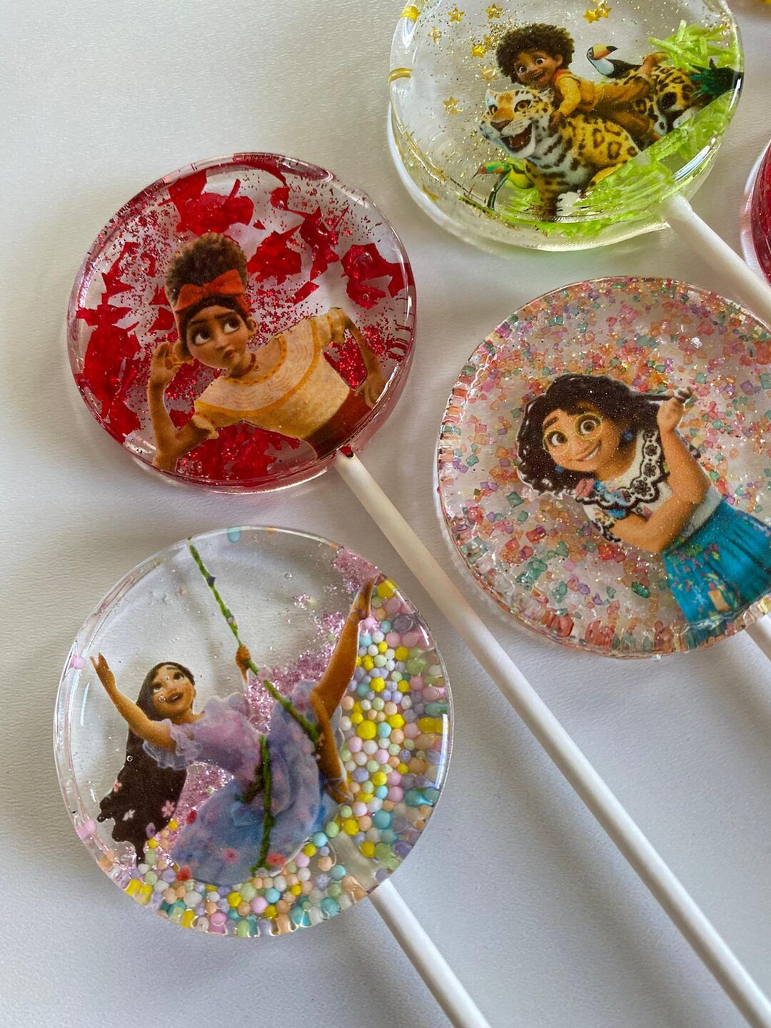 Encanto Inspired Lollipops, Encanto Birthday, Encanto Party, Encanto Party Favors, Mirabel Birthd... | Etsy (US)