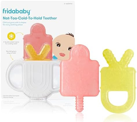 Frida Baby Silicone Teething Toys, 4-in-1 Teether for Babies & Infants, Teething Relief for 0-18 ... | Amazon (US)