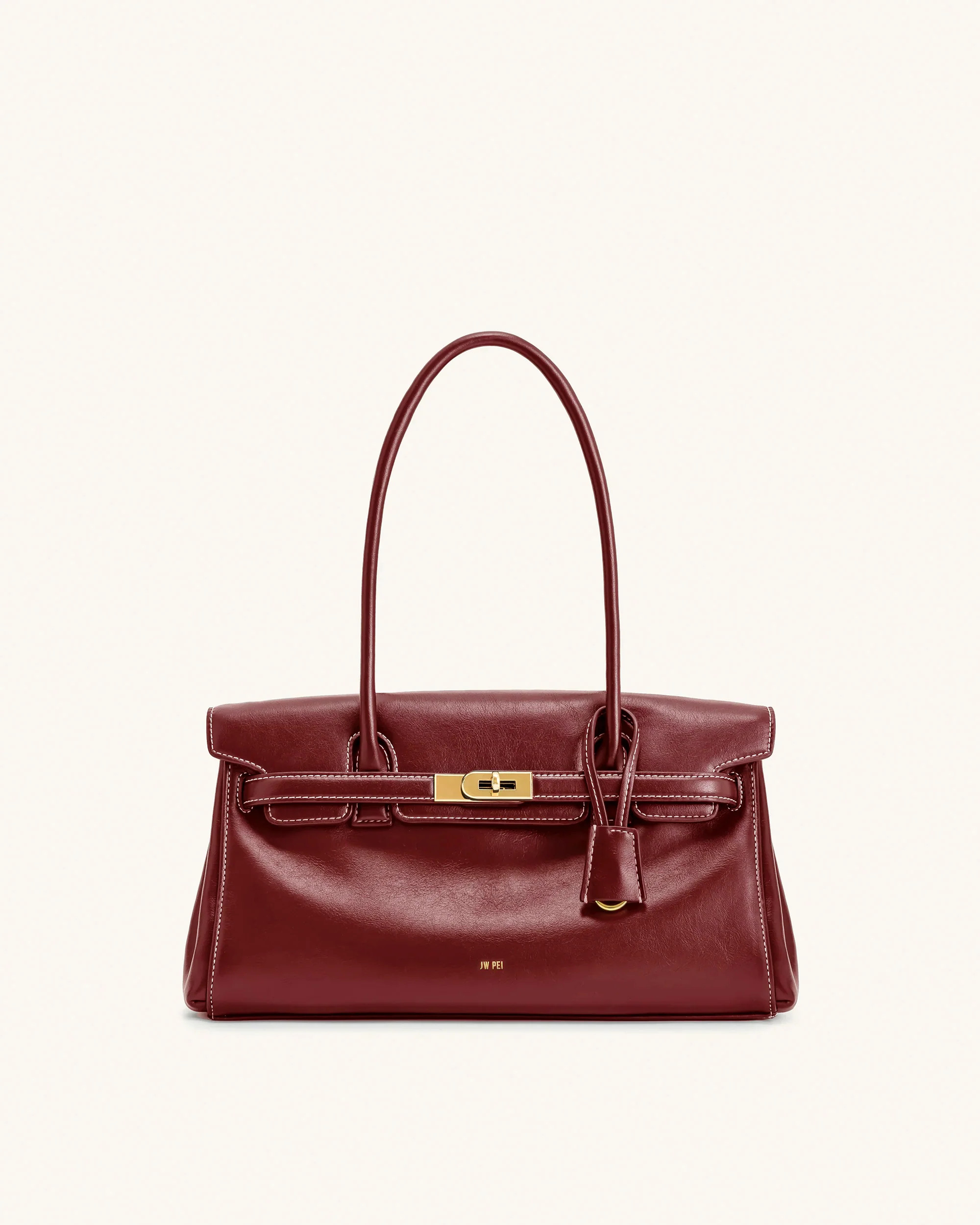 Yara Shoulder Bag - Burgundy | JW PEI US