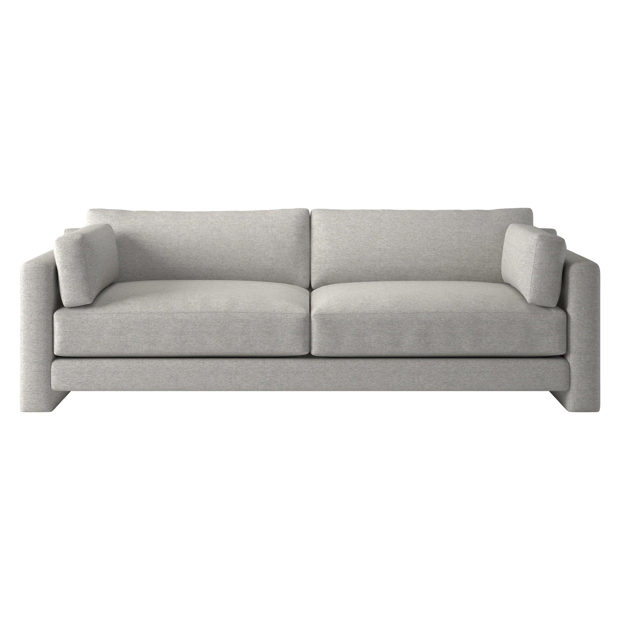 Marguerite White Performance Linen Sofa + Reviews | CB2 | CB2