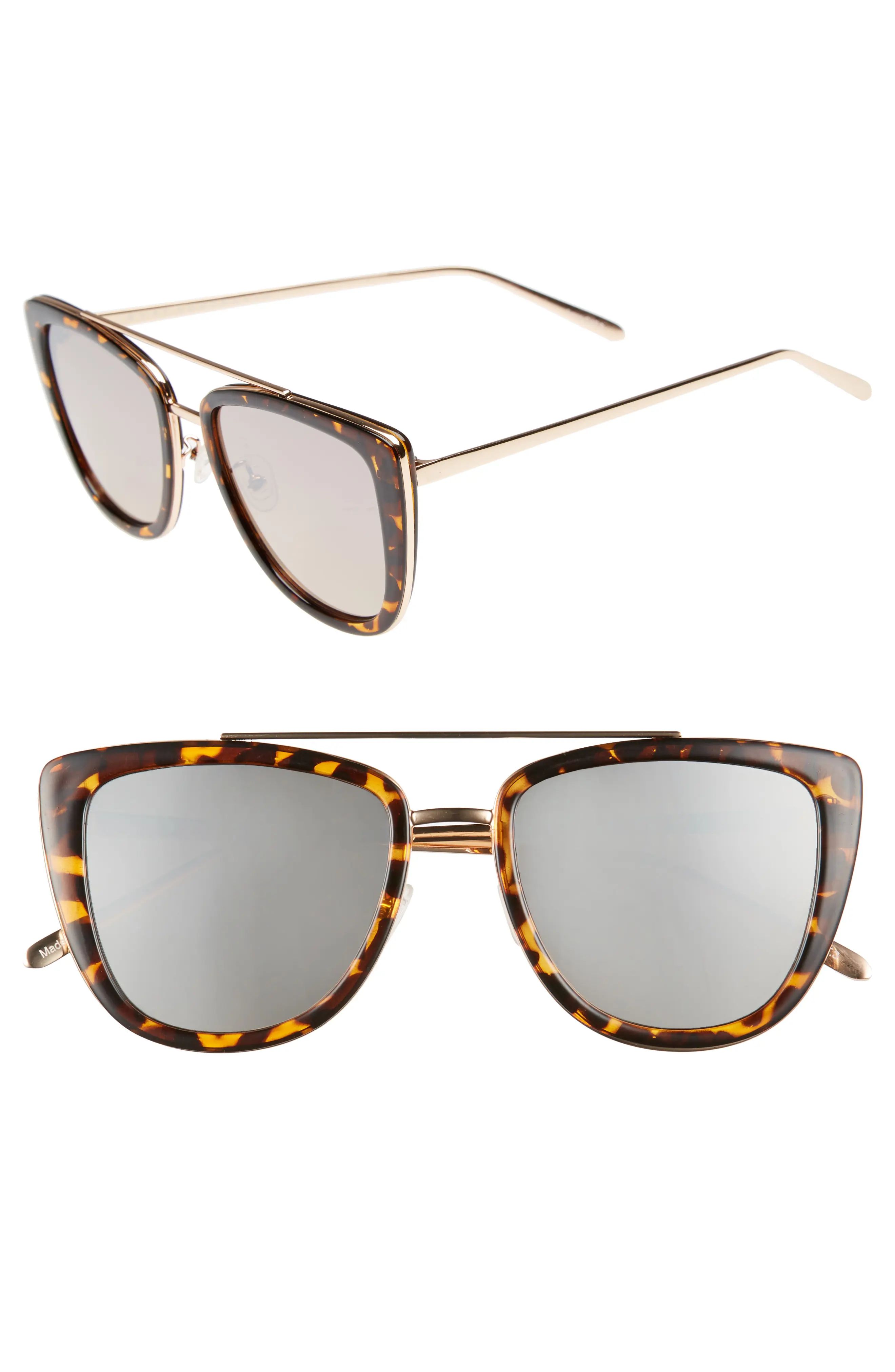 Quay Australia French Kiss 55mm Cat Eye Sunglasses | Nordstrom