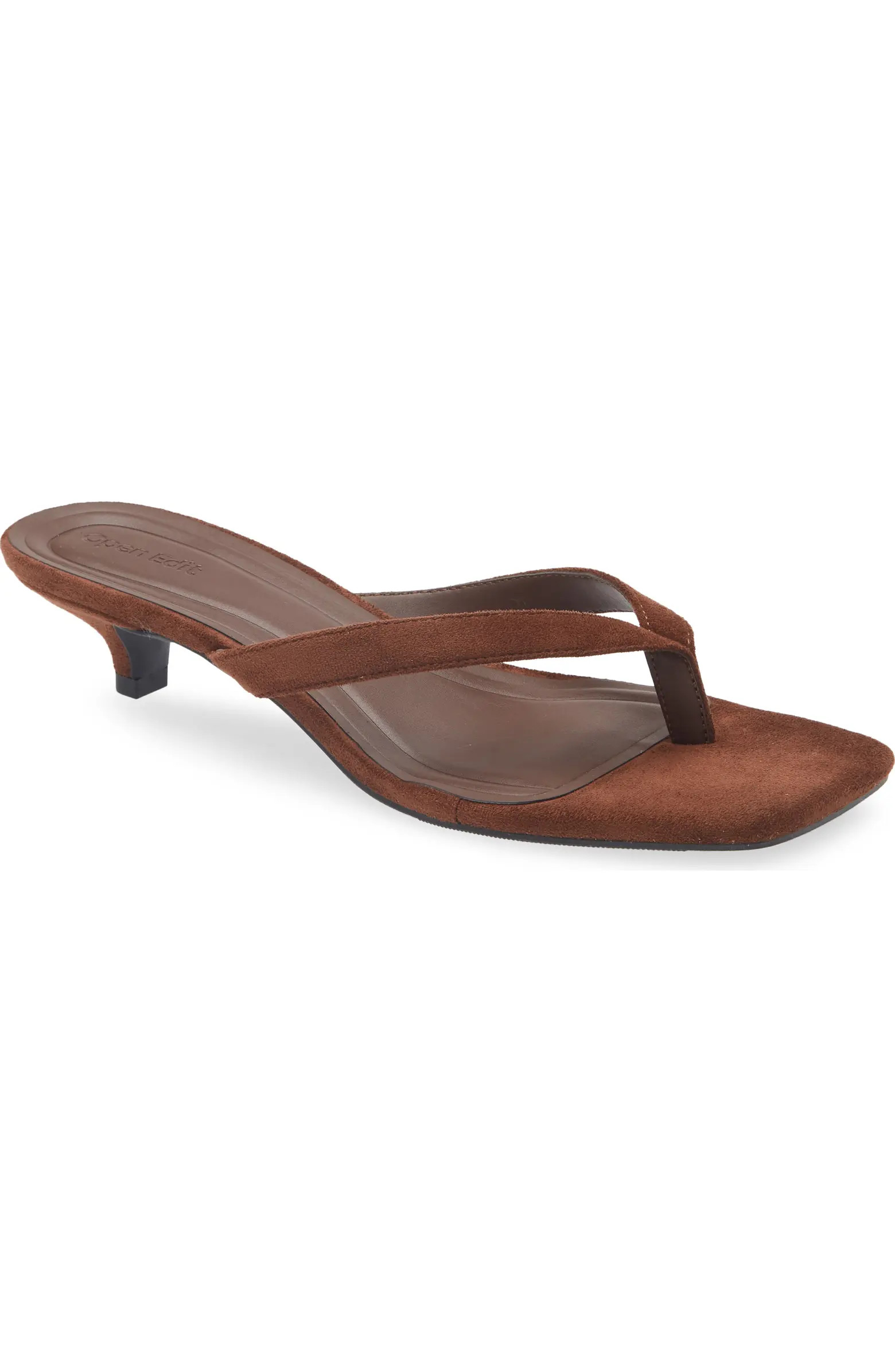 Open Edit Tori Kitten Heel Sandal (Women) | Nordstrom | Nordstrom