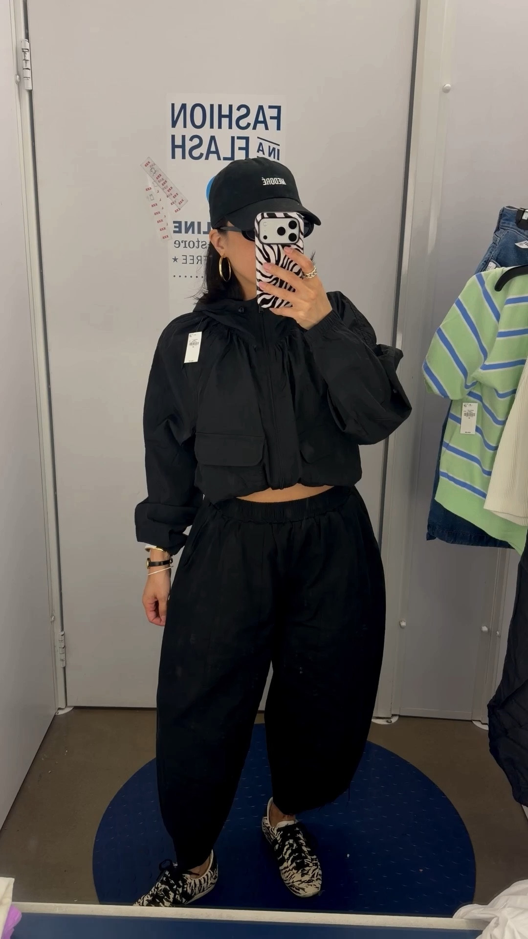 Cute track separates. Wearing XS top and S bottoms. 

#LTKootd #LTKPetite #LTKgrwm