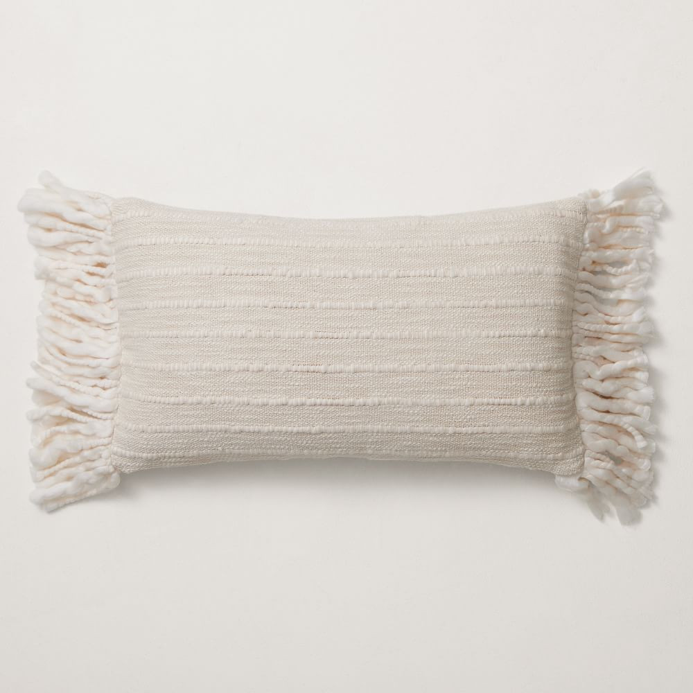Soft Corded Chunky Fringe Pillow Cover | West Elm (US)
