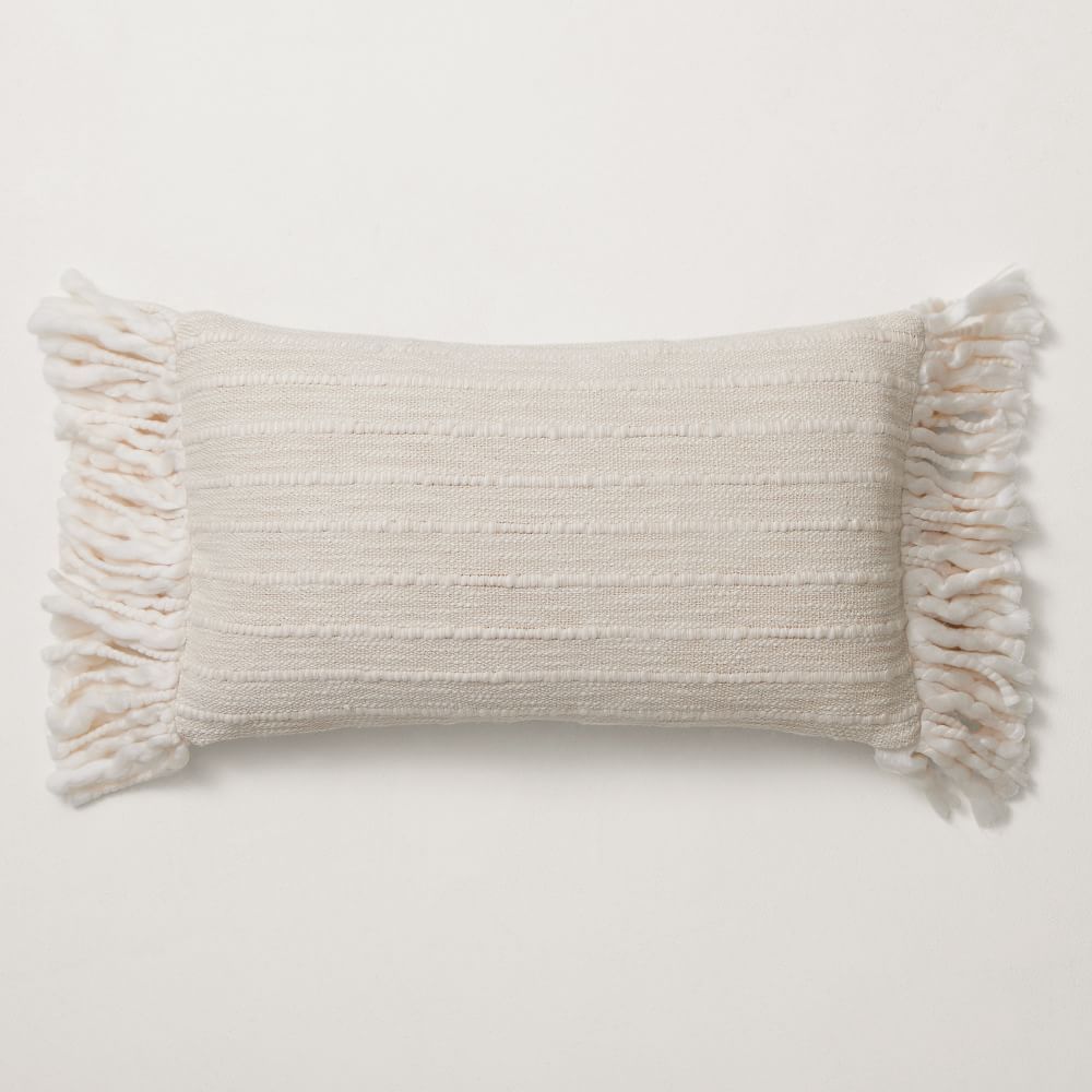 Soft Corded Chunky Fringe Pillow Cover | West Elm (US)