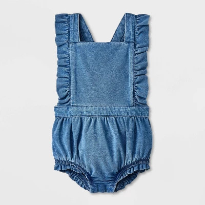 Baby Girls' Ruffle Romper - Cat & Jack™ | Target