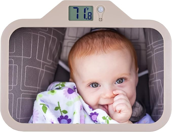 TherMOMirror Baby Car Seat Mirror with Temperature Display for Rear Facing Infant | Newborn Essen... | Amazon (US)