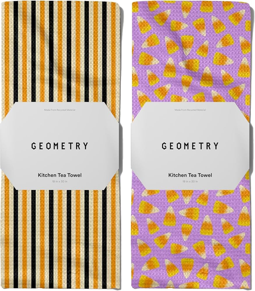 GEOMETRY Kitchen Towels - Quick Dry Microfiber Cloth Dish Towels for Kitchen Drying - Premium Qui... | Amazon (US)