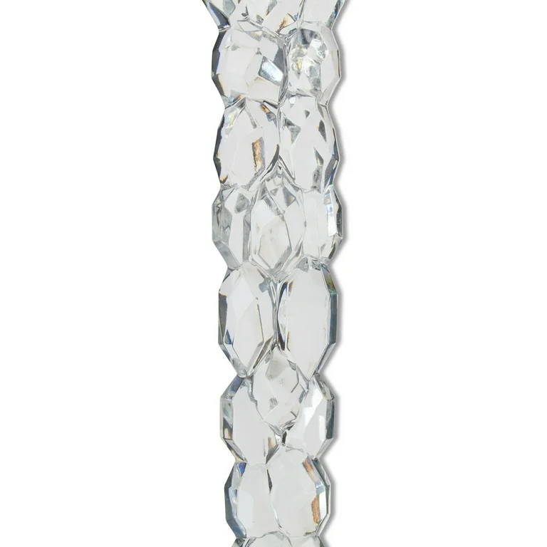 4 Count Clear Acrylic Icicle Christmas Ornaments, by My Texas House | Walmart (US)