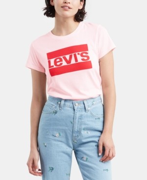 Levi's Flocked Logo-Print T-Shirt | Macys (US)