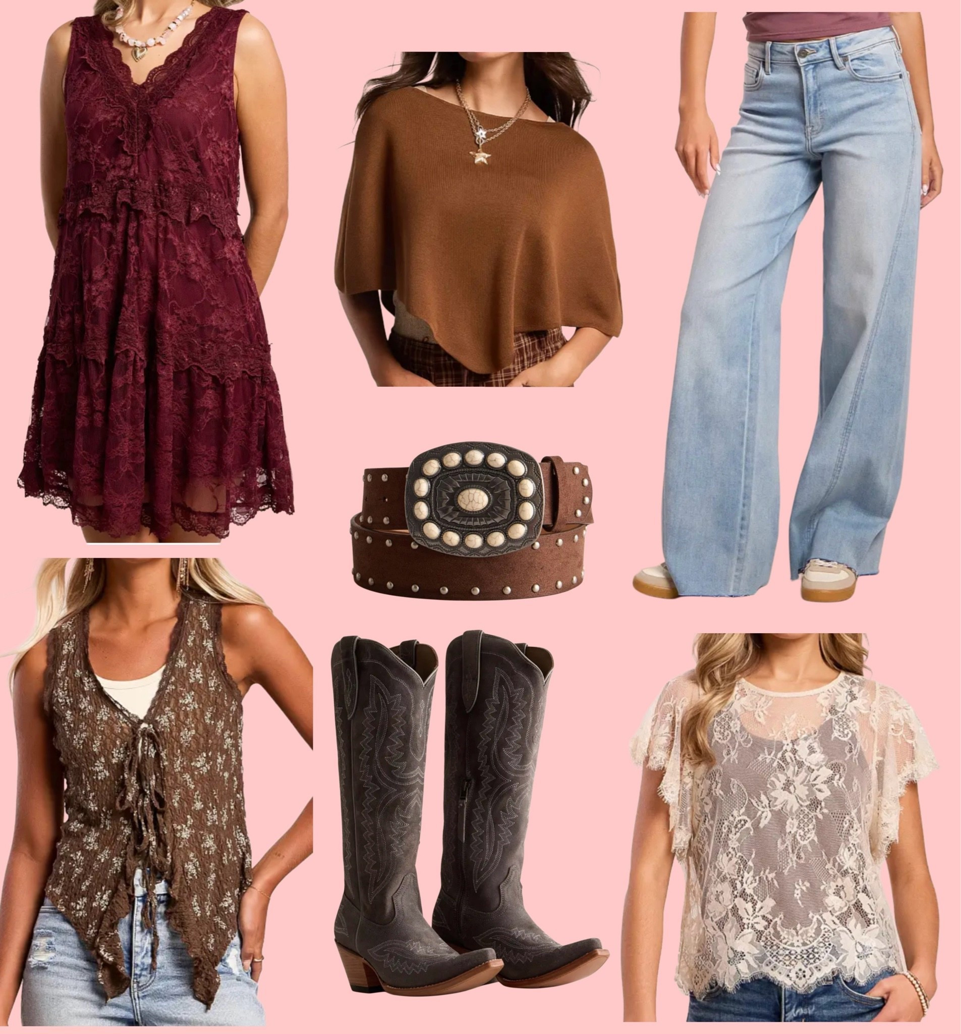 New & cute! Love the jeans & poncho top! Might order the western belt too 🤠

#LTKootd #LTKgrwm #LTKSeasonal