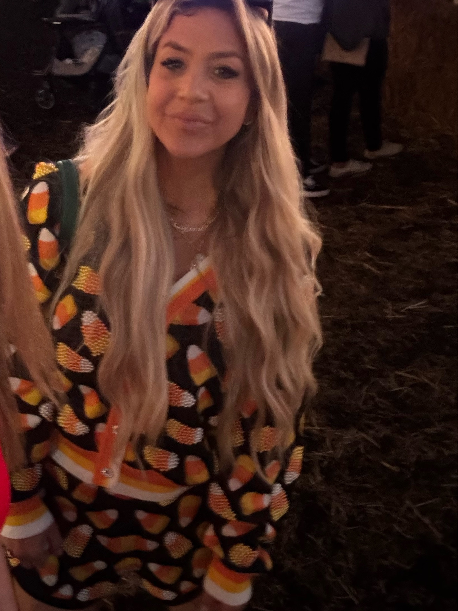 Candy corn Halloween sweater and shorts 🫶

#LTKSeasonal #LTKParties #LTKHalloween